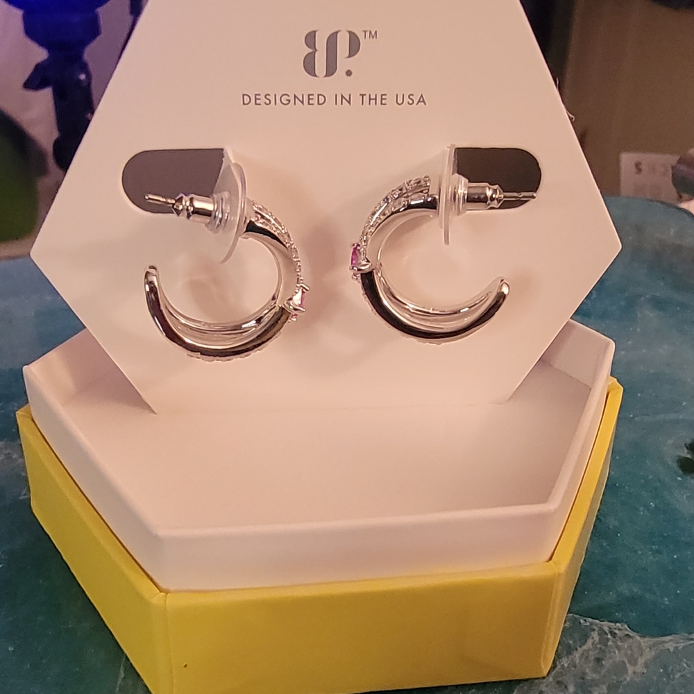 Bomb Party Hoop Earrings